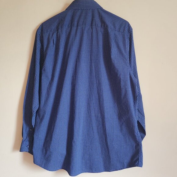 Ben Sherman Tailoring Men's Long Sleeve Button Front Stretch Shirt. Size Large - Picture 4 of 7